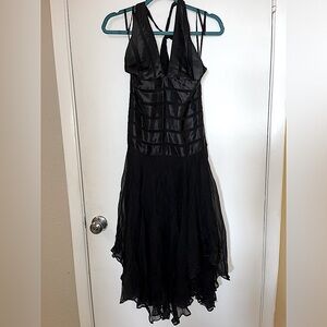 Rubber Ducky Productions, Inc. Black Midi Dress